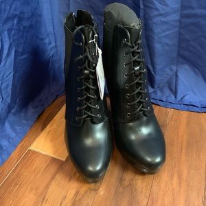 Zara black ankle booties